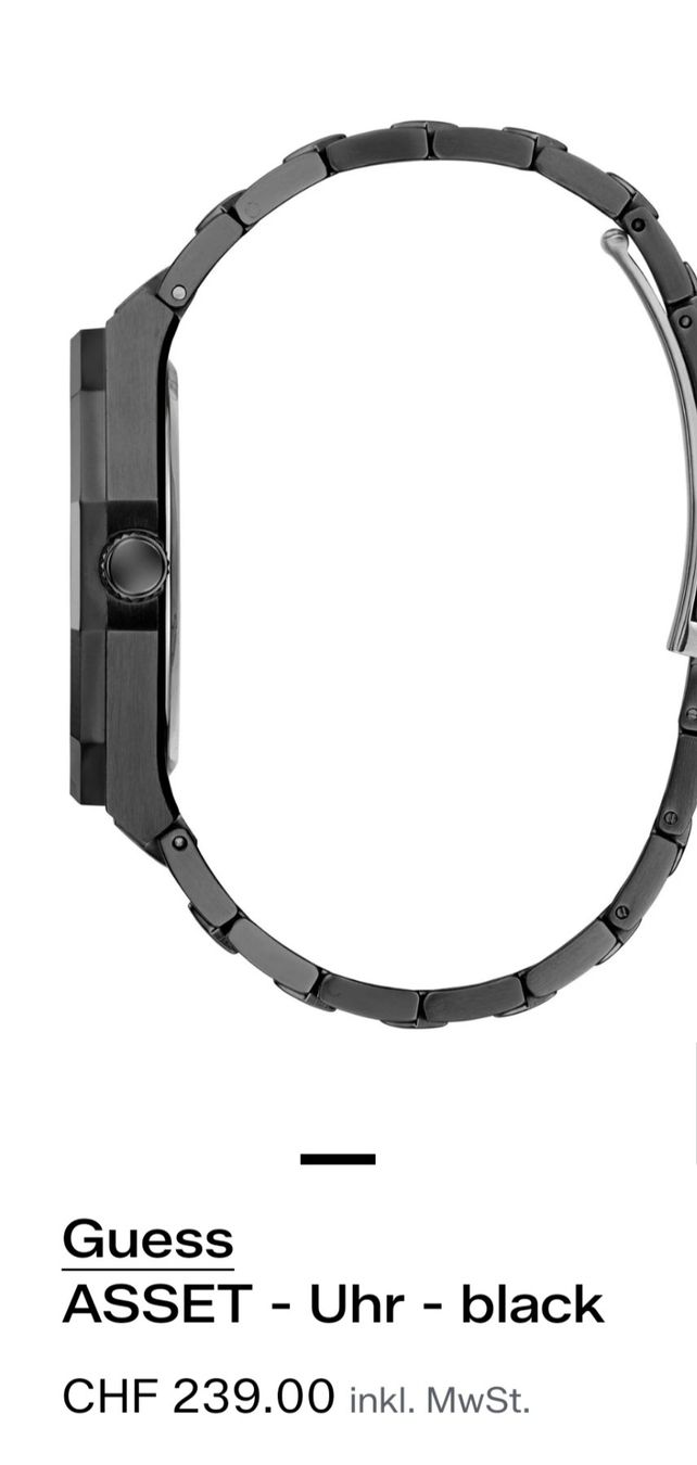 Guess Orologi: Montre Guess Asset – Usato da Biel/Bienne venduto da notfun 6