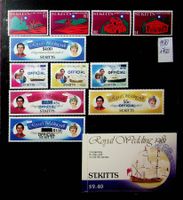 ST KITTS BEAUX TIMBRES NEUFS 1980-1982 /  AT29