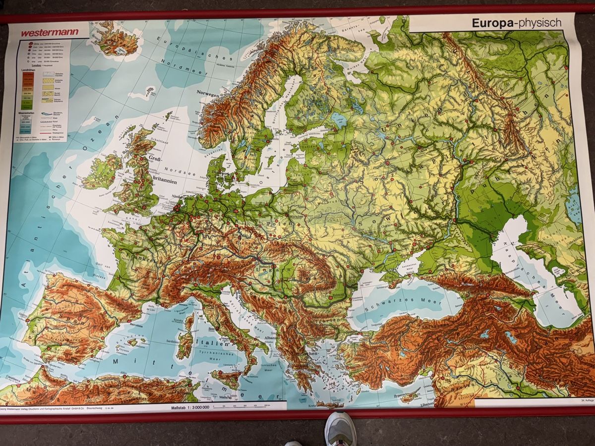 Cartine & Atlanti: Europakarte – Usato da Zürich venduto da gucks 1
