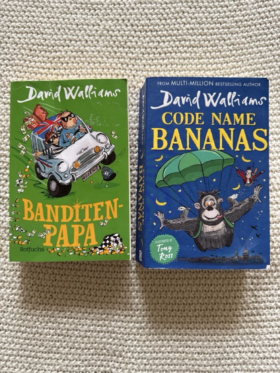 Livres: David Walliams book set - Banditen Papa & Code Bananas – D'occasion à Steinhausen par Magisvaran