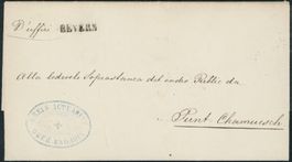 GR Bevers - Stabstempel - Brief