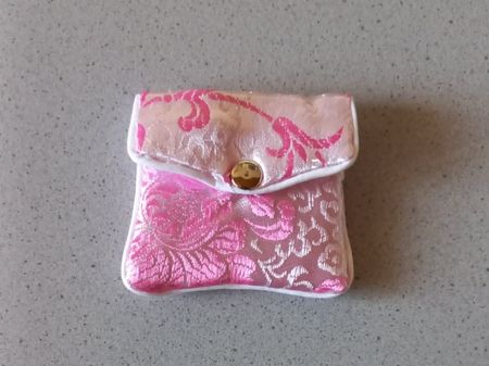 China Seiden Schmuck Tasche 6,5x6,5cm