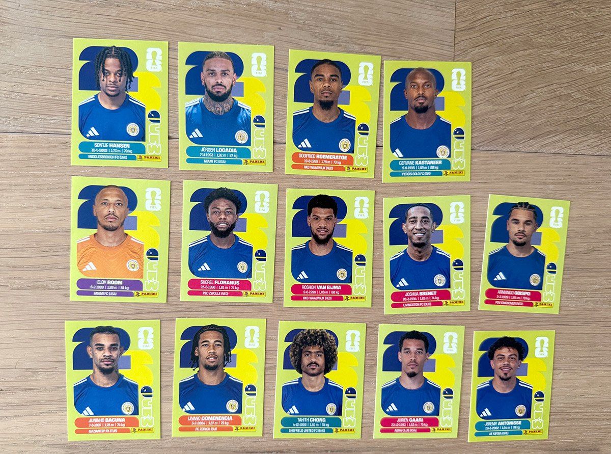 Panini Sammelbilder & Trading cards: WM 2026 Sticker Panini Team Curaçao – Neu und originalverpackt aus Schlieren von freesoul