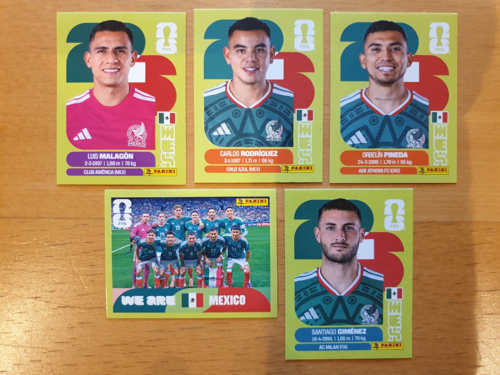 Panini Carte collezionabili: Panini WM 2026 MEX 2 9 11 13 16 – Nuovo (secondo la descrizione) da Einsiedeln venduto da MGXX