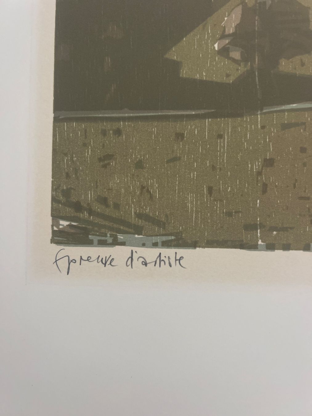 Arts picturaux & lithographies: Martin Thönen, handsigniert – D'occasion à Rain par Pic-Ass 3