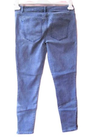 Gr. 38 ESPRIT gepunktete JEANS mit Stretch s. Masse