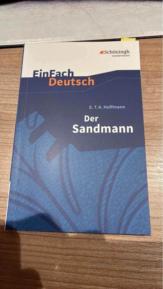 Livres: Der Sandmann E.T.A. Hoffmann – D'occasion à Edlibach par Foxonthehood