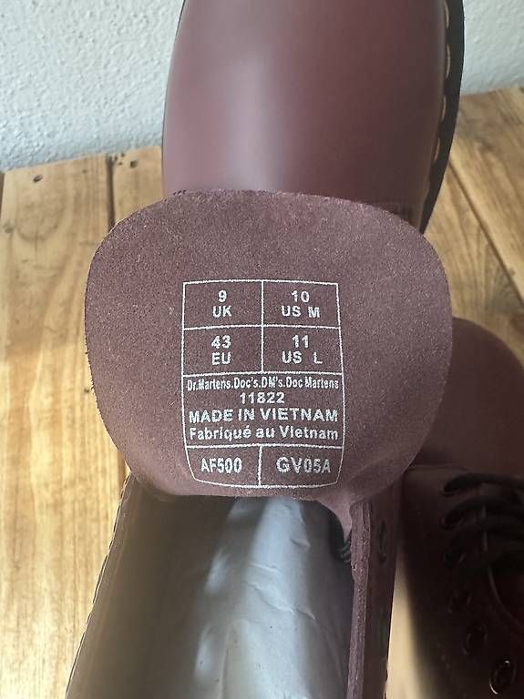 Scarpe da uomo: Dr. Martens 1460 "Cherry Red" EU 43,  Neu & OVP – Usato da Uttigen venduto da Masaniev 3