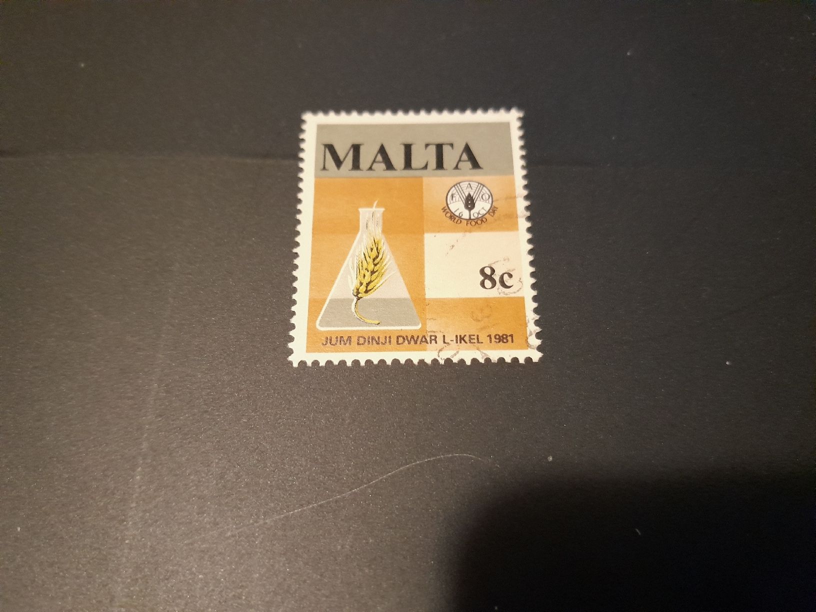 Alle Briefmarken: Timbre rare de Malte - Année 1981 - Collectionneur 52 – Gebraucht aus Marly von globetrotter1723