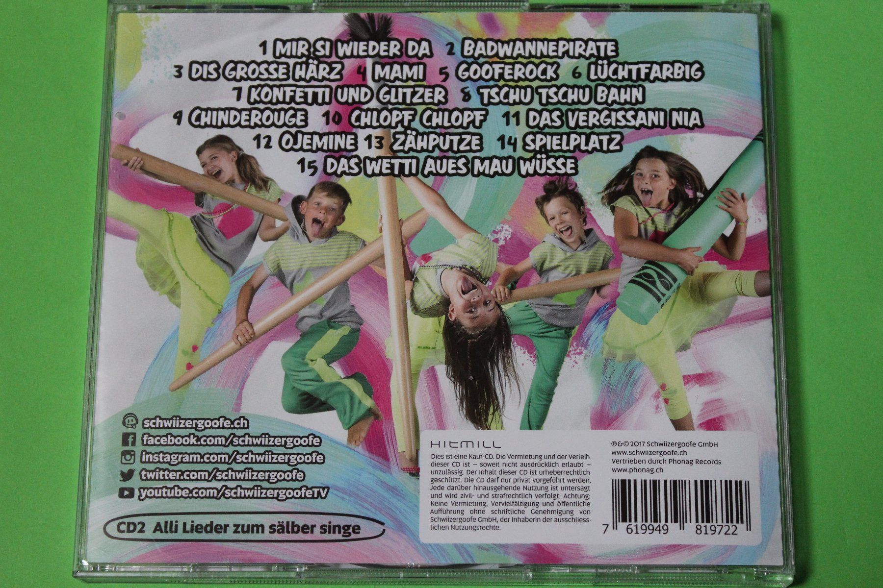 CD: Schwiizergoofe - Schwiizergoofe 6 2CDs 2017 – Usato da Tübach venduto da JamesStone 2
