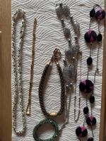 Schmuckkonvolut Halsketten und Armband guter Zustand