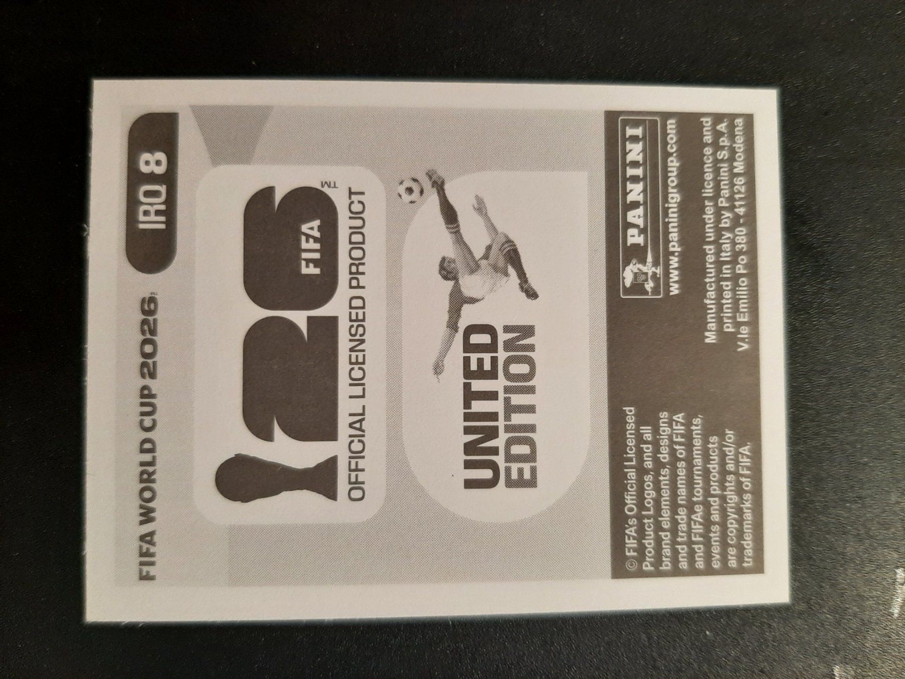 Panini Sammelbilder & Trading cards: Panini 2026 IRQ8 – Neu (gemäss Beschreibung) aus Leuk-Stadt von Meic 1
