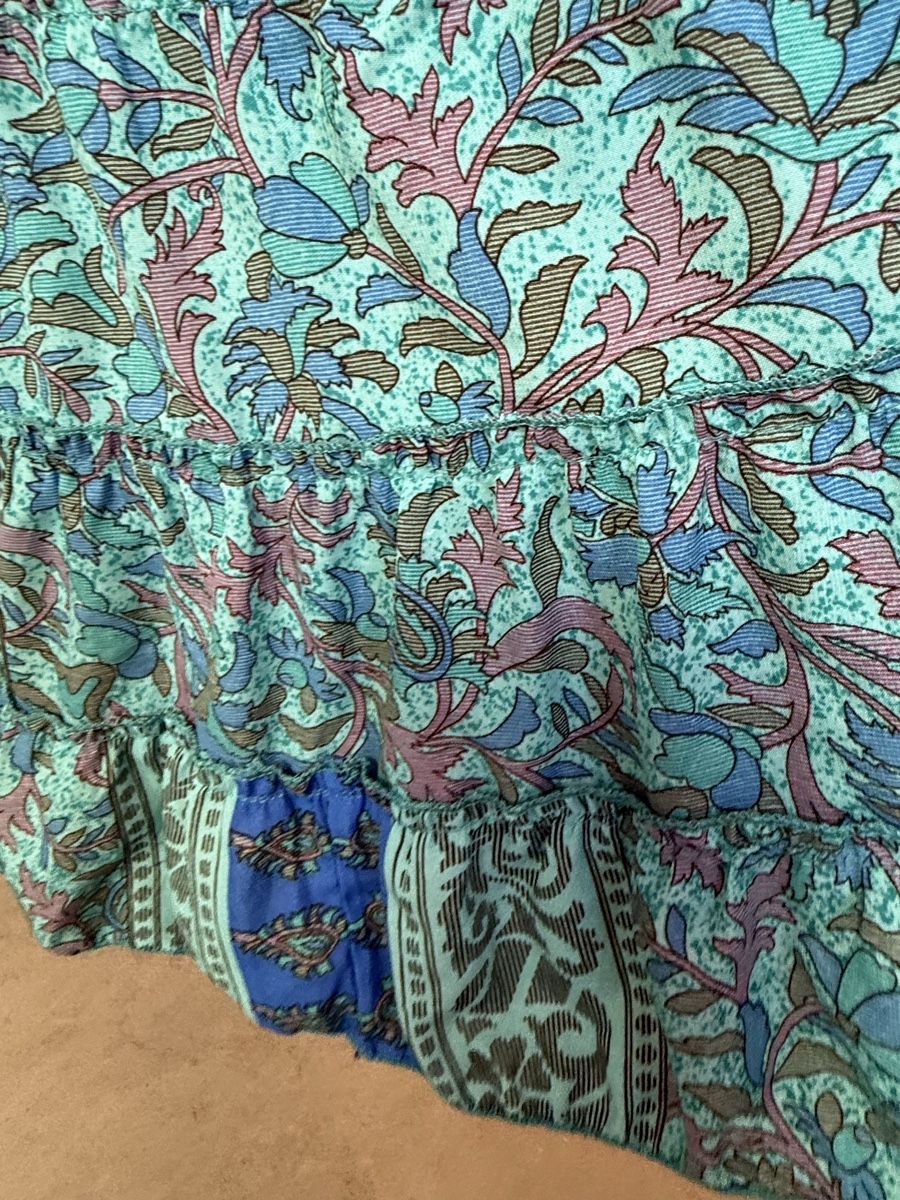 Kleider: Boho Maxistufenkleid mit Seide – Neu (gemäss Beschreibung) aus Sigriswil von ck56 4