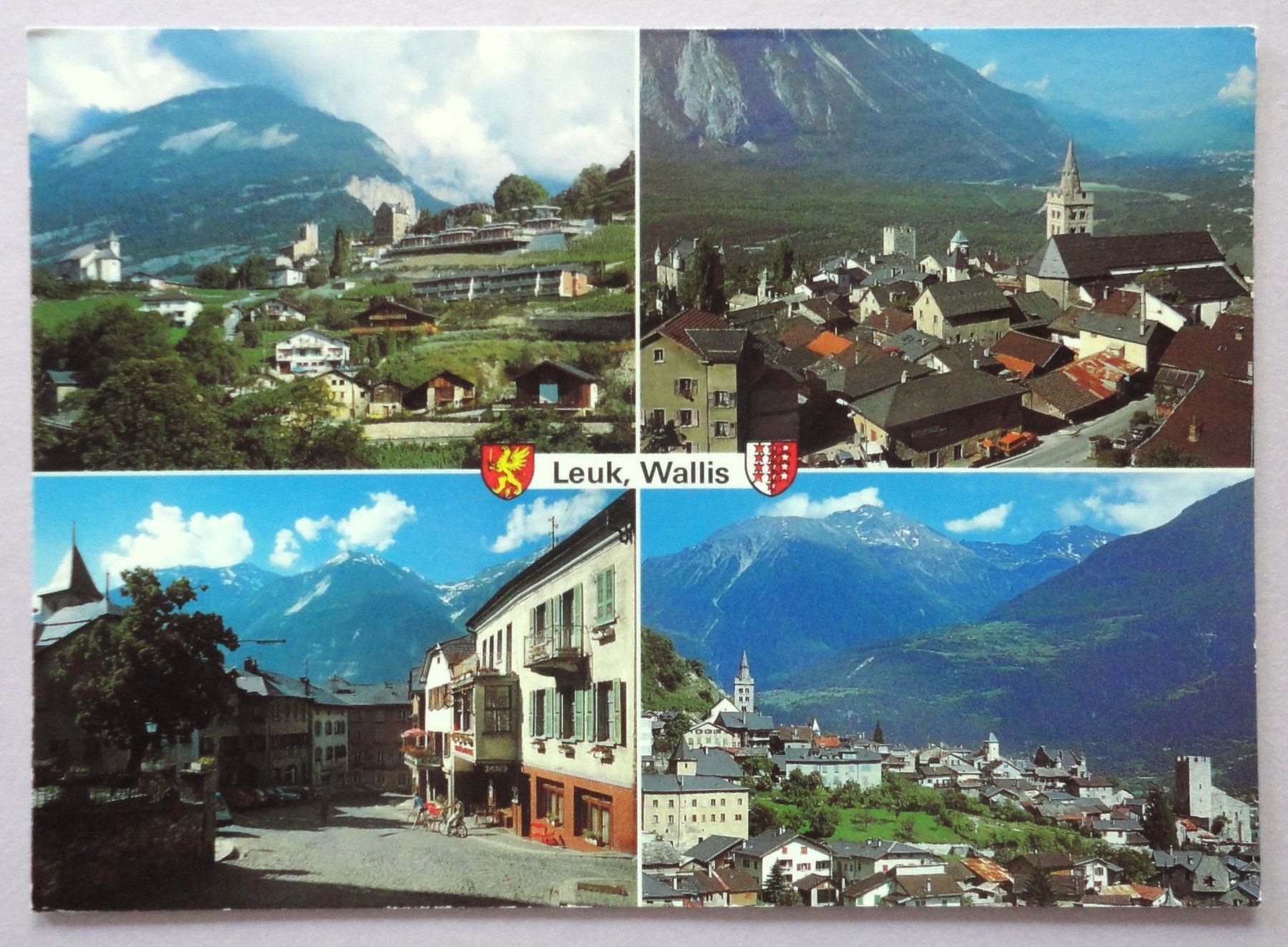 Ansichtskarten: Leuk 713 m, Wallis – Gebraucht aus Fétigny von Billy2miny