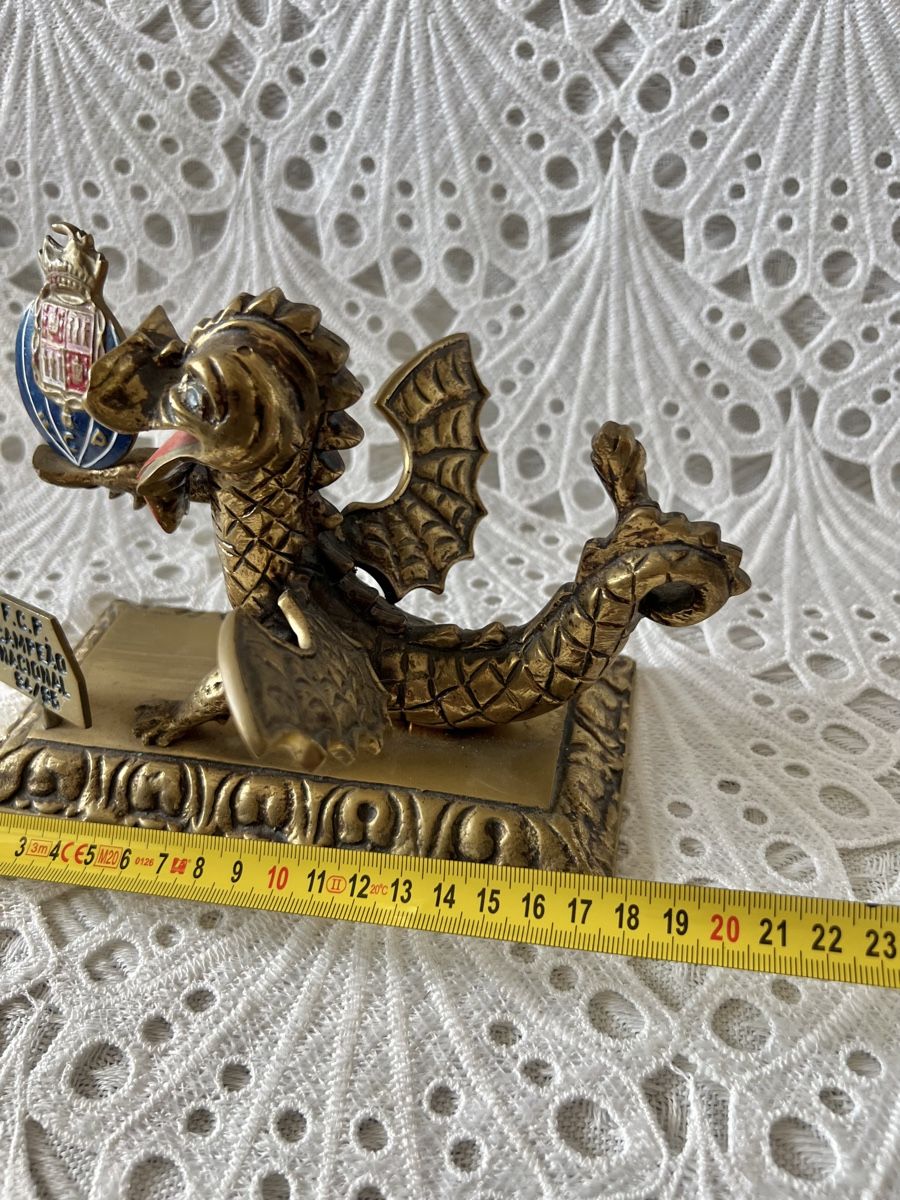 Statuette: Messing Skulptur Drachen Figur 1600 Gram – Usato da Frenkendorf venduto da Only1 5