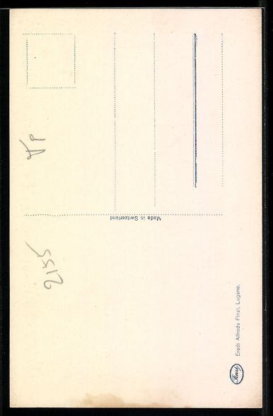 Cartoline postali: AK Morcote, Cimitero – Usato da Berlin venduto da bartko-reher 1