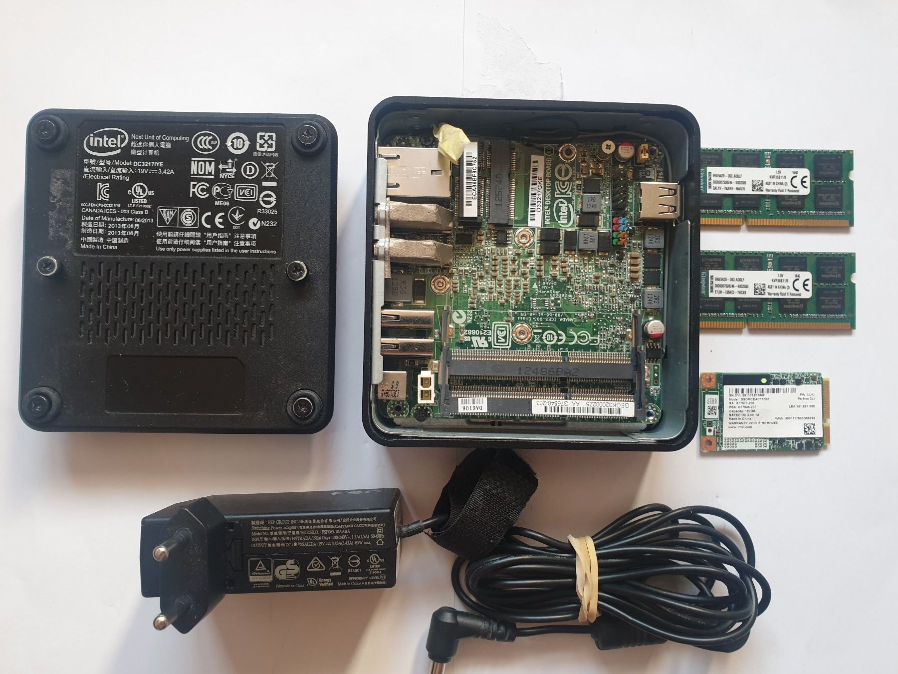 Intel PC: Intel Nuc I3-3217 / 1,8Ghz / 16Gram / 180Go SSD / Linux Mint – Usato da Moudon venduto da Amaroli7 1