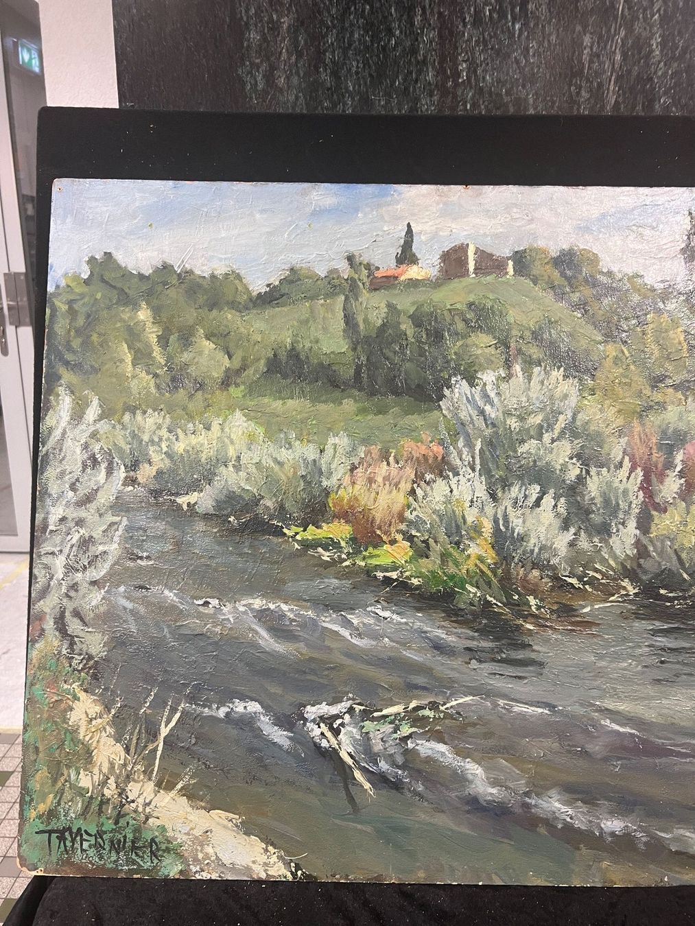 Dipinti: HUILE SUR PANNEAU SIGNÉE TAVERNIER – Usato da Genève venduto da Qanil77 2