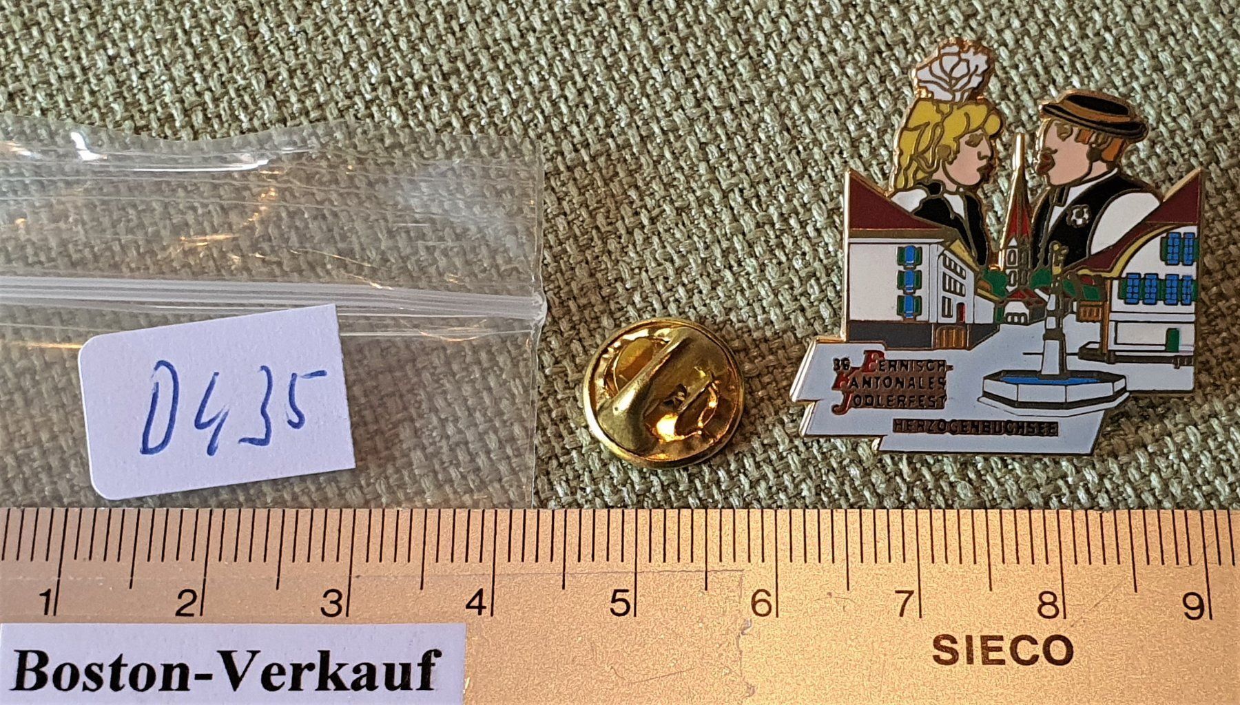 Placchette & Badge: D435 Pin Bern Jodlerfest Herzogenbuchsee – Usato da Reinach BL venduto da Boston-Verkauf 2