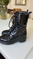 Bottines Maje à lacets cuir noir taille 37
