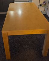 Schöner Esstisch aus hellem Holz - 160x90cm - Muss abgeholt.