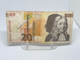 20 Tolarjev della Slovenia (anno 1992)