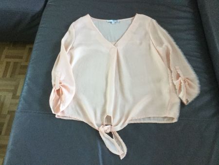 gepflegte Bluse lachs