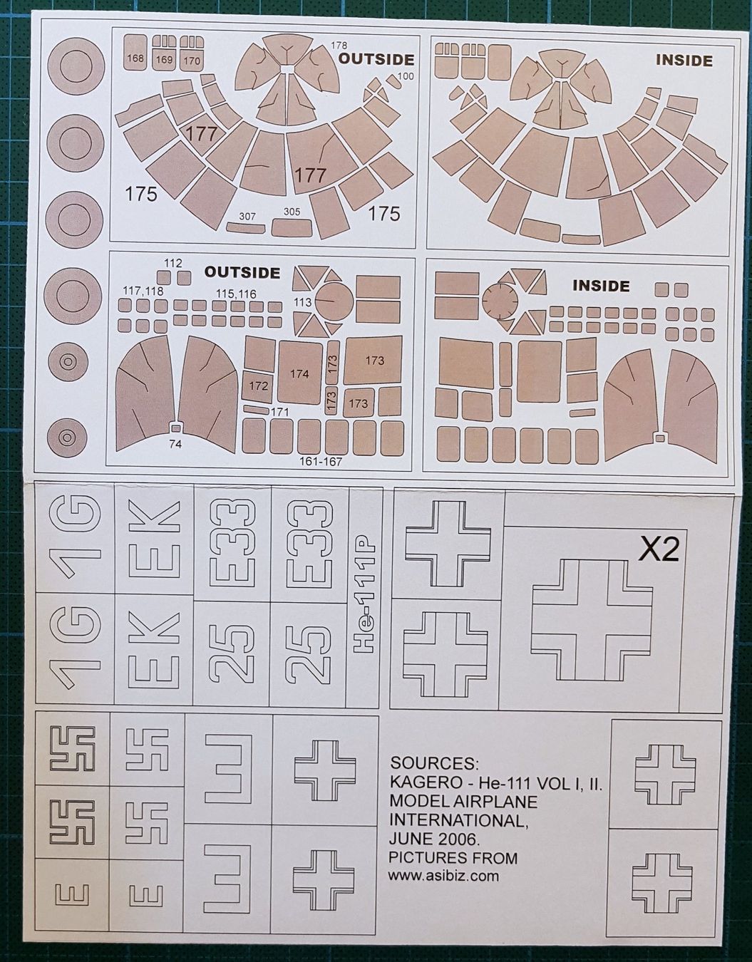 Modellbausätze & Standmodelle: DECALSATZ  Montex Heinkel HE-111 P      1:32 – Neu und originalverpackt aus Abtwil  SG von Relluem1 2