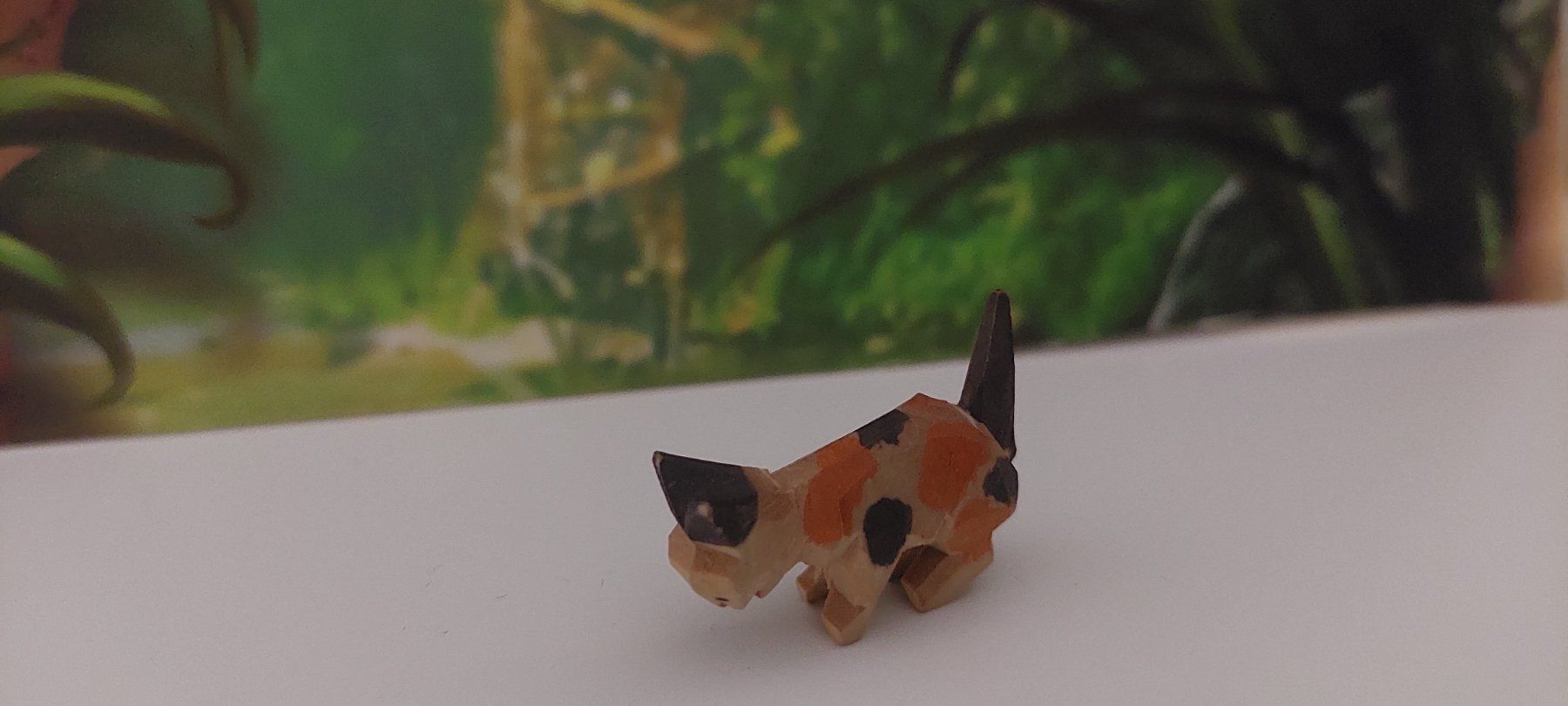 Statuette: 2 Katzen aus Holz handmade – Usato da Wil SG venduto da ram_c5j2 3