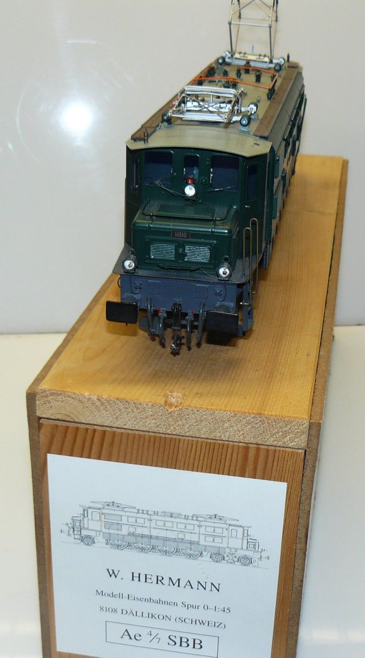 Hermann Modellini di ferrovie: Ae 4/7 11010 SBB, Spur 0, Hermann – Usato da Hombrechtikon venduto da Luetzelsee 2