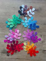 10 Stück Filz Blätter 11*6.6 cm gestanzt, Felt Die cuts