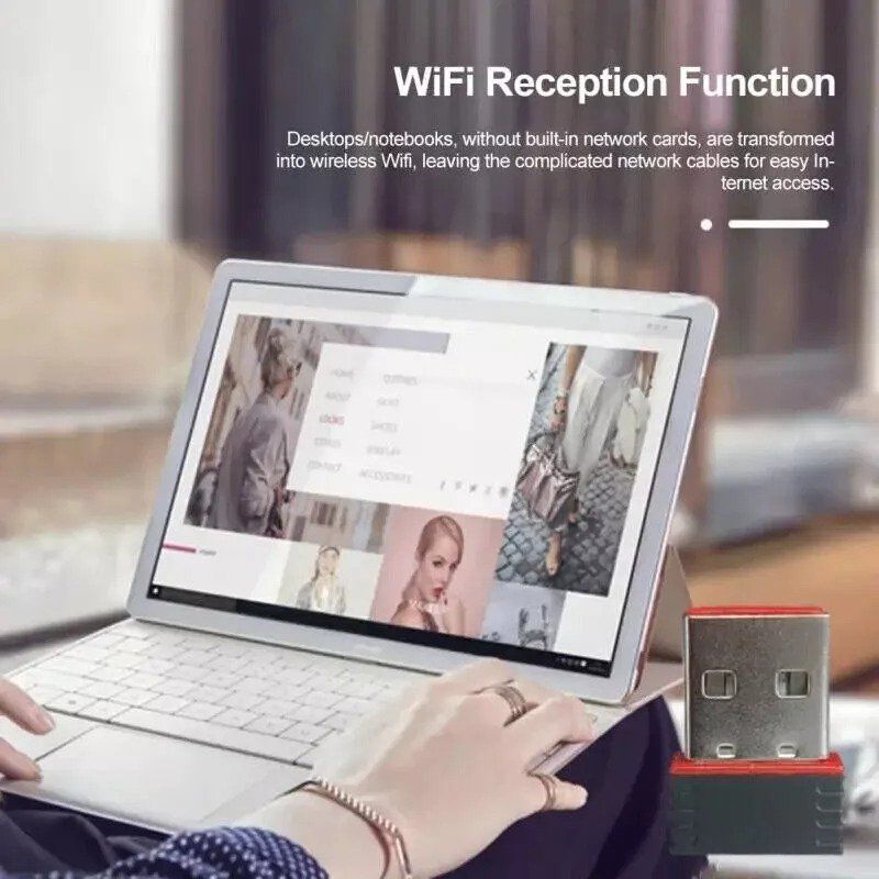 Unità & Adattatore: Wireless WLAN Mini USB WiFi Network Adapter PC Laptop – Nuovo (secondo la descrizione) da Kirchdorf AG venduto da csnmclub 7