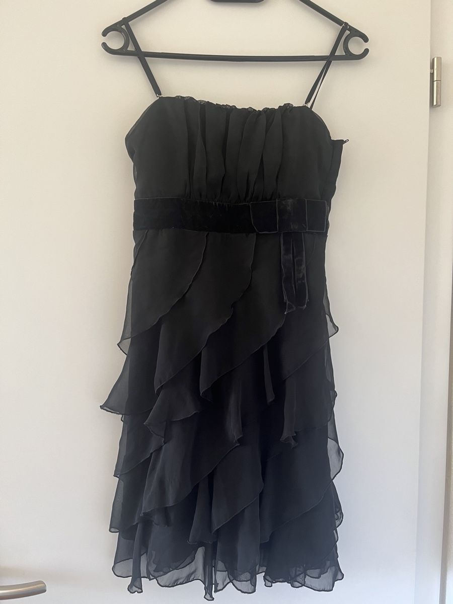 Orsay Vestiti: Schwarzes Cocktailkleid Abendkleid – Usato da Thun venduto da SonneBE