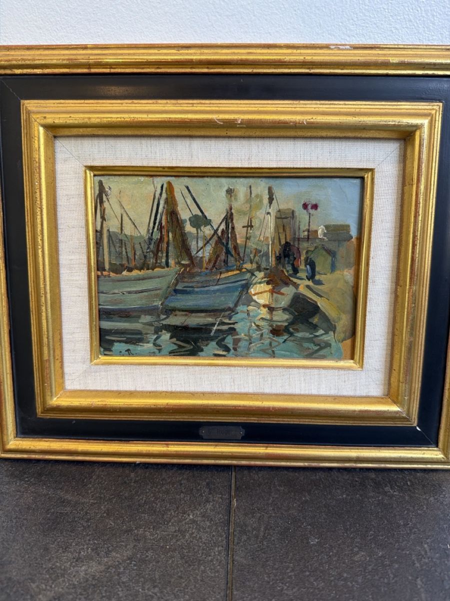 Gemälde: Boats de G.Roger – Gebraucht aus Genève von ary_c8tx