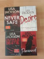 4x Lisa Jackson dunkle Bestie Paranoid never safe thriller