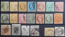 Rumänien ex. Kat. 36-89 gest. 1872/90 Kat. 215 Euro