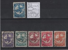Serie Luxembourg 1934 Nr. 259 - 264 gest. schön