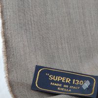 Ital. Top Merino Stoff Super 130's 2.0x1.50m soft olivebeige