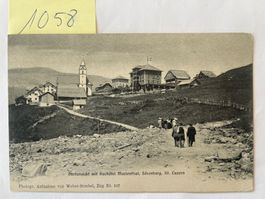 Sörenberg Dorfansicht mit Kurhotel Marienthal, 1906