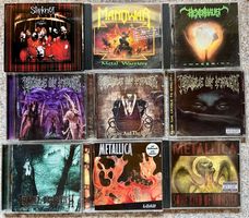 9 RARE CDs: Hexenhaus Cradle Of Filth4x Metallica 2x Sliknot