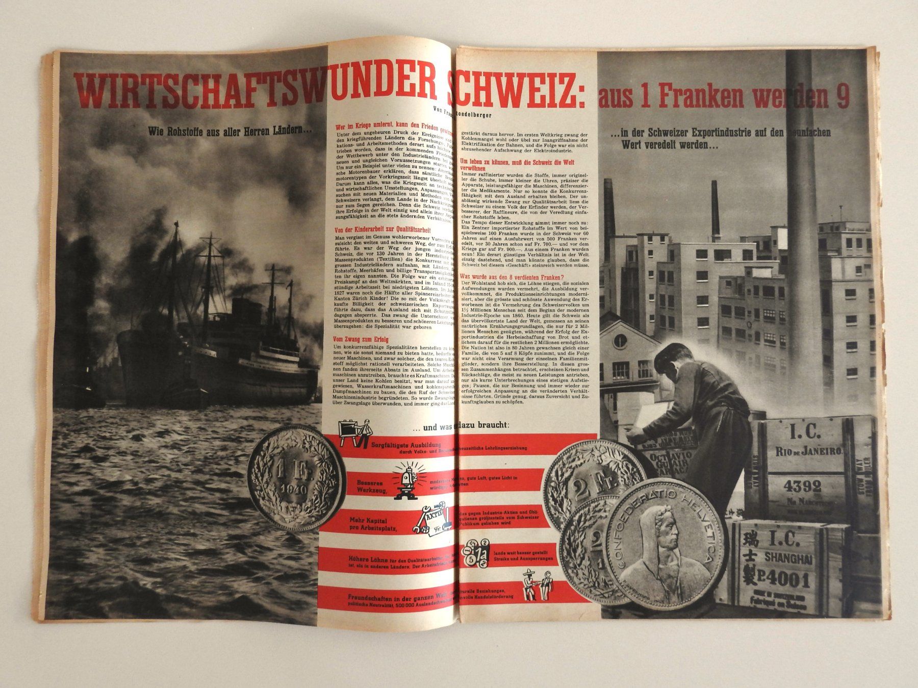 Riviste & Magazine: Schweizer Illustrierte Zeitung, 1943, Sondernummer 1. August – Usato da Büttenhardt venduto da LexyMara 2