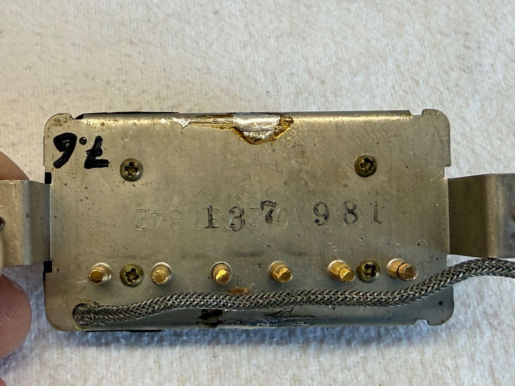 Strumenti musicali: Original Tim Shaw PAF Reissue Humbucker, Neck, 1981 – Usato da Brügg BE venduto da Busima 1