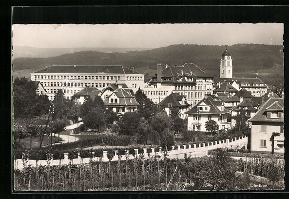 Cartoline postali: AK Dietikon, Ortsansicht – Usato da Berlin venduto da bartko-reher