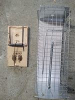 Lot de deux pièges à nuisibles Luna et cage métallique rats