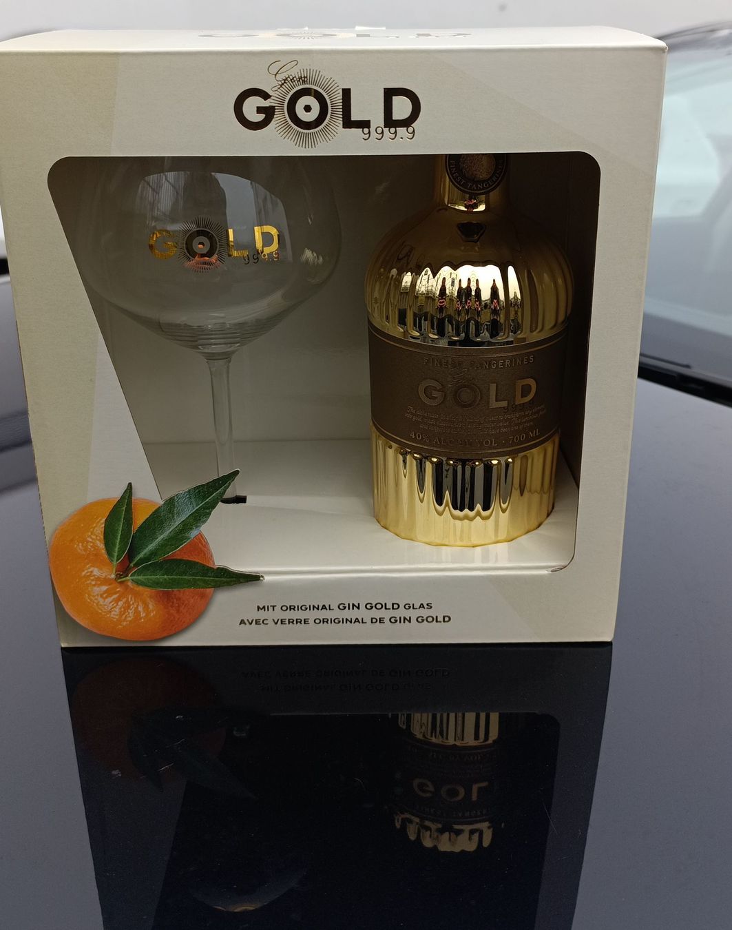 Bevande alcoliche: Gin Gold 999.9 Geschenkset - Limited Edition - – Nuovo e nell'imballaggio originale da Waltenschwil venduto da Bodensee84