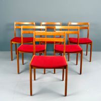 Vintage Teak Stühle von Henry Rosengren Hansen