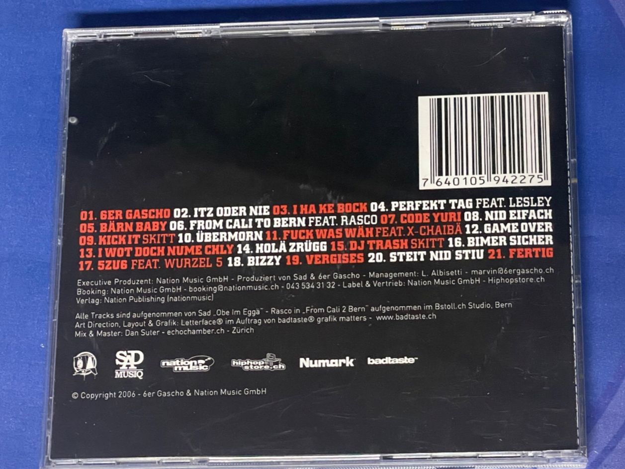CDs: 6er Gascho-Itz oder nie – Gebraucht aus Muri b. Bern von AdidasCollector 2