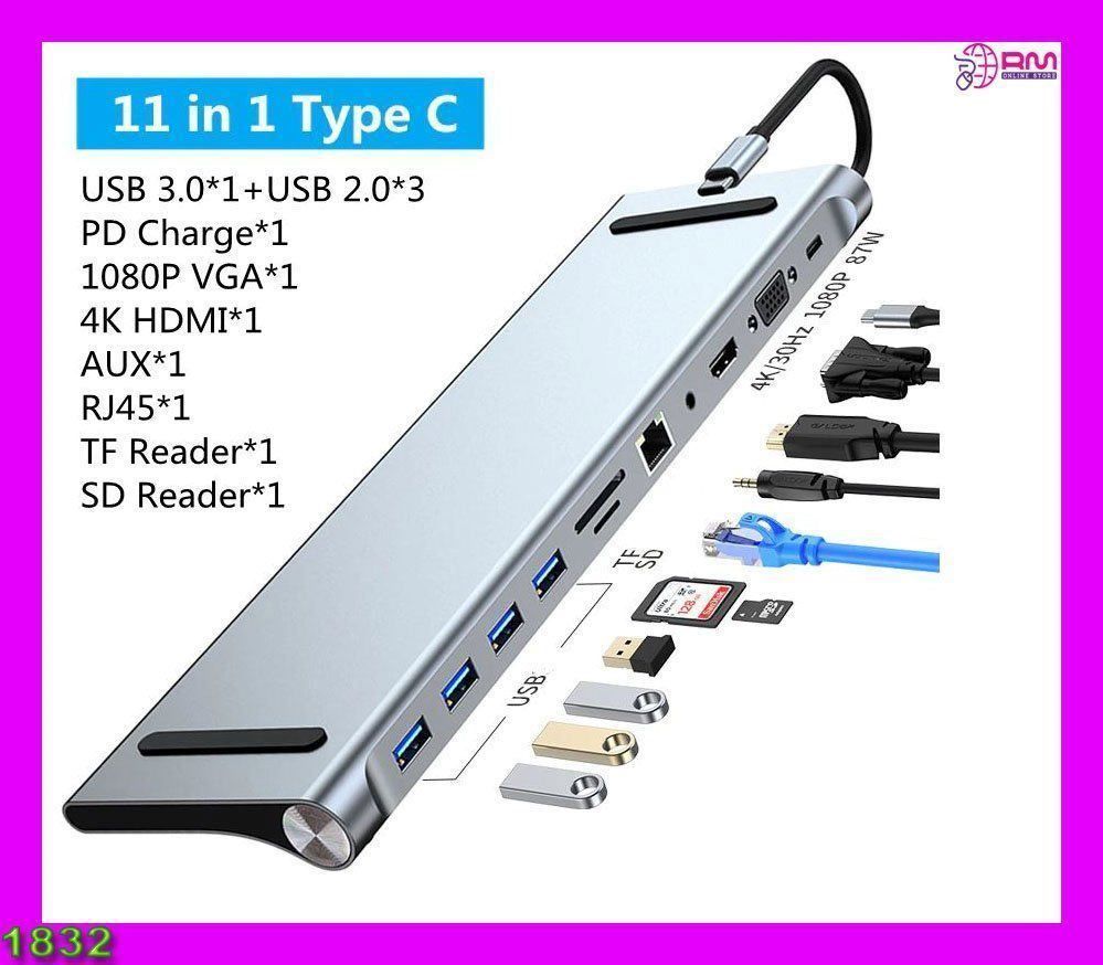Baseus Docking station: Typ C Dock USB C Hub 3.0 Splitter – Nuovo e nell'imballaggio originale da Unterägeri venduto da RmOnline