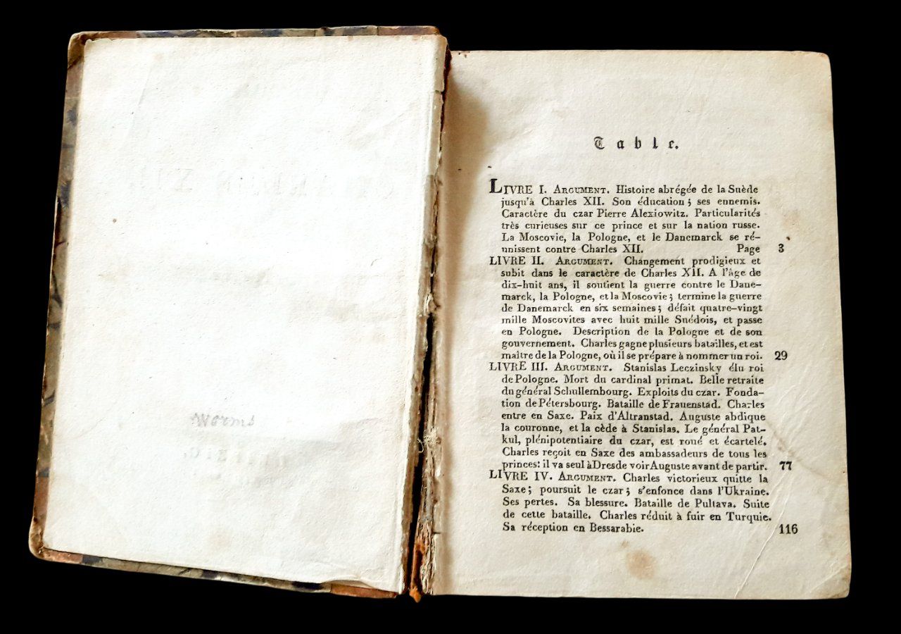 Libri: Histoire Charles XII Voltaire Leipzig Schaarschmidt 1832 – Usato da Tavannes venduto da Nekosumi 5