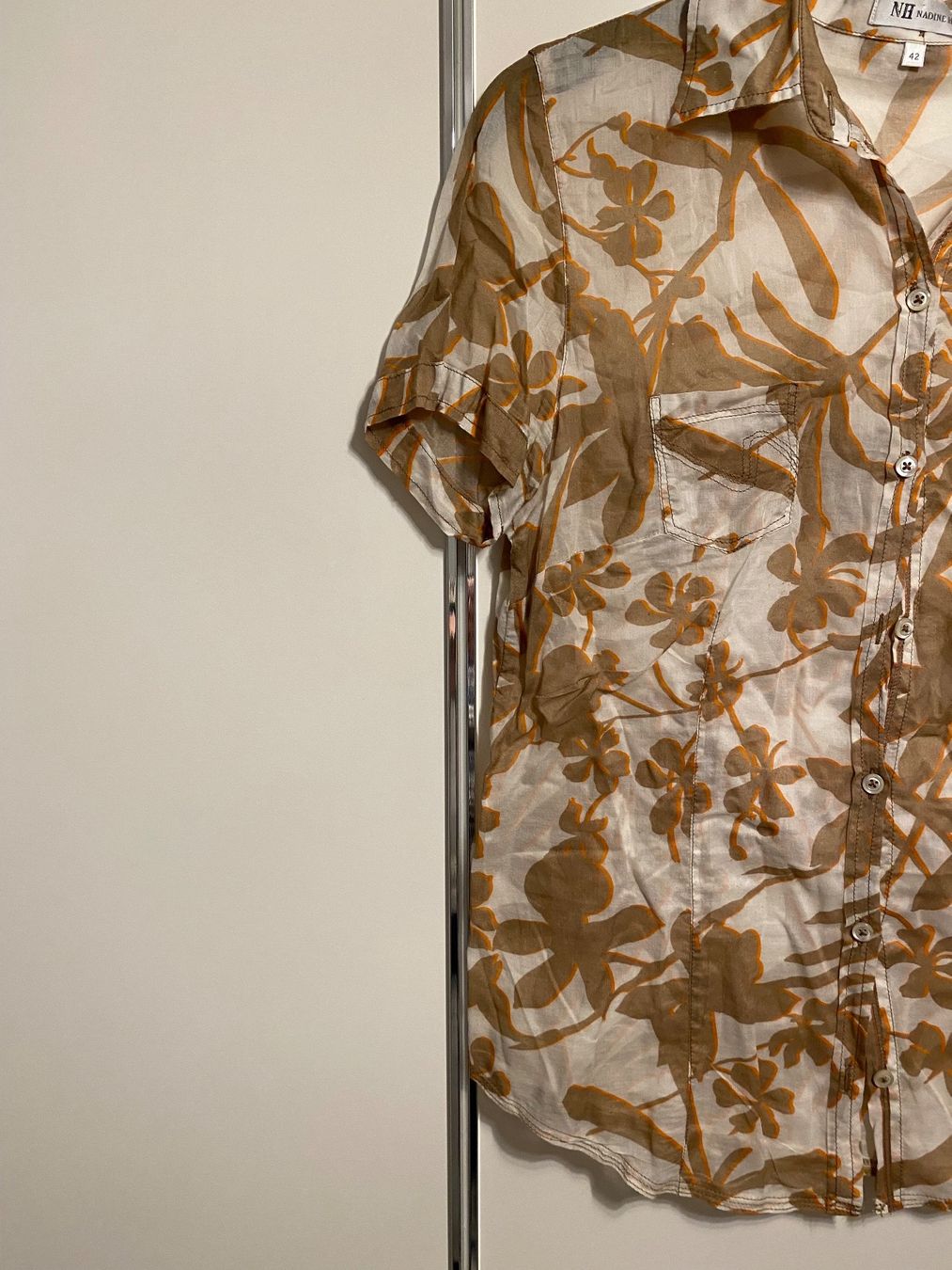 Camicette: Damen Bluse gr.42 100% Baumwolle – Usato da Pfungen venduto da Sheki56 1